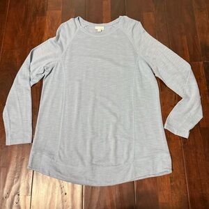 J. Jill Long Sleeve Tunic Women’s Size Medium Light Blue